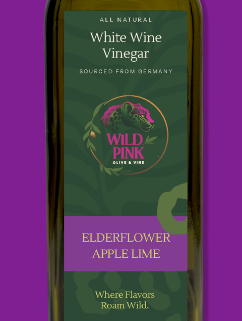 Elderflower Apple Lime Vinegar