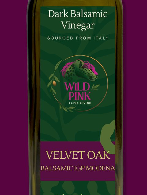 Velvet Oak balsamic vinegar of Modena IGP bottle