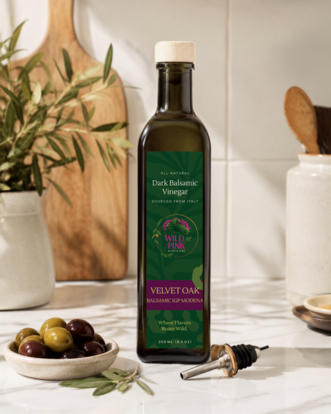 Velvet Oak balsamic vinegar of Modena IGP bottle